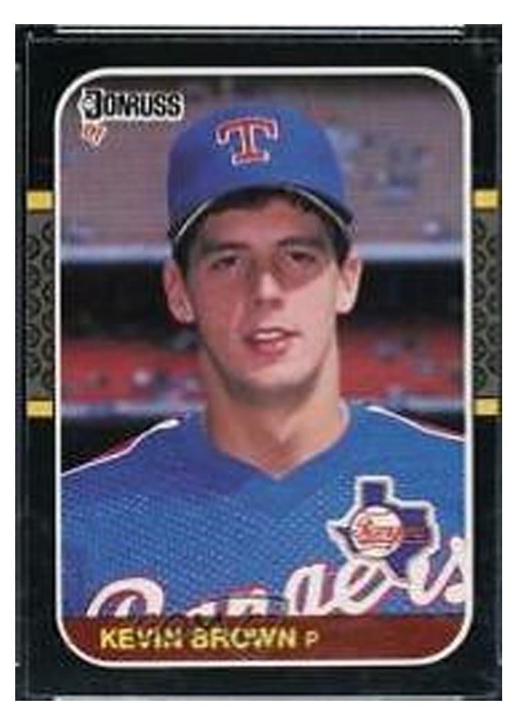 1987 Donruss Kevin Brown #627 card