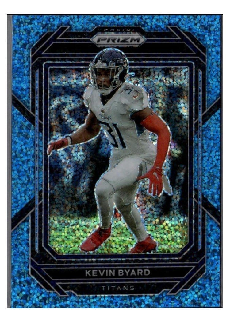 2022 Panini Prizm Base Set Kevin Byard Blue Sparkle #287 card