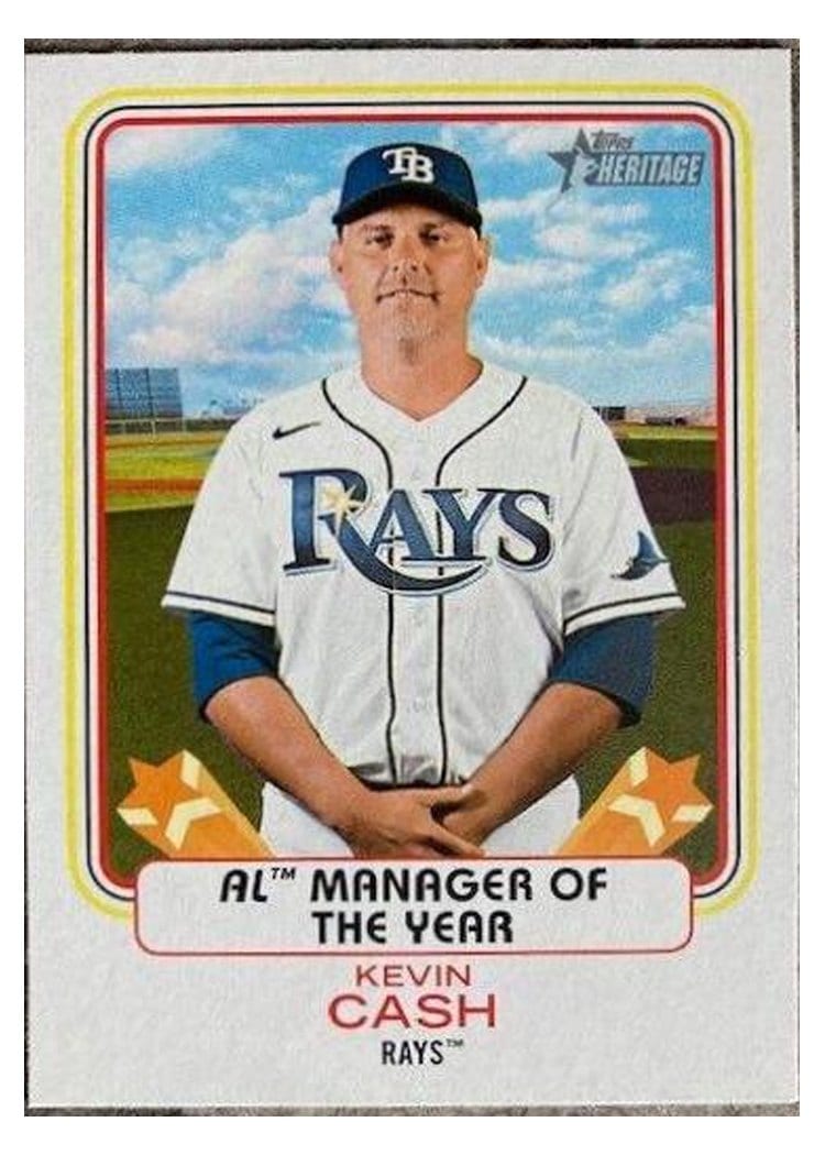 2022 Topps Heritage Award Winners Kevin Cash #AW-8 card