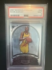 2007 Bowman Sterling Kevin Durant #KD card