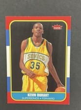 2007 Fleer '86 Retro Rookies Kevin Durant #143 card