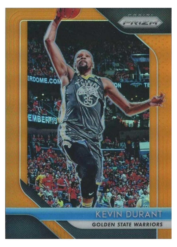 2018-19 Panini Prizm Base Set Kevin Durant #252 card