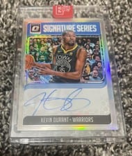 2018 Panini Donruss Optic Signature Series Kevin Durant #KDR card