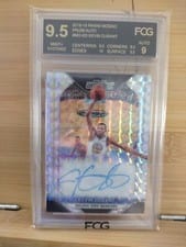 2018 Panini Prizm Mosaic Autographs Kevin Durant #MO-KD