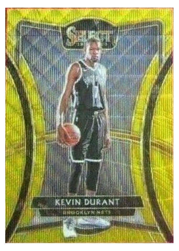 2019-20 Panini Select Base Set Kevin Durant #191 card