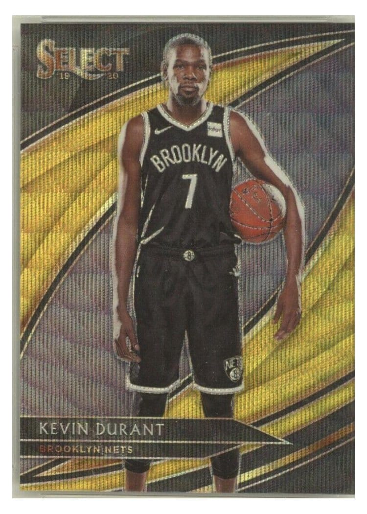 2019-20 Panini Select Base Set Kevin Durant #299 card