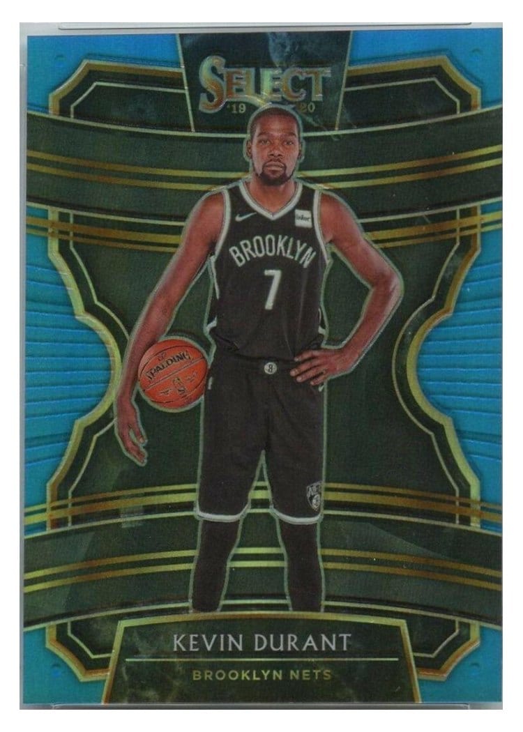 2019-20 Panini Select Base Set Kevin Durant #65 card