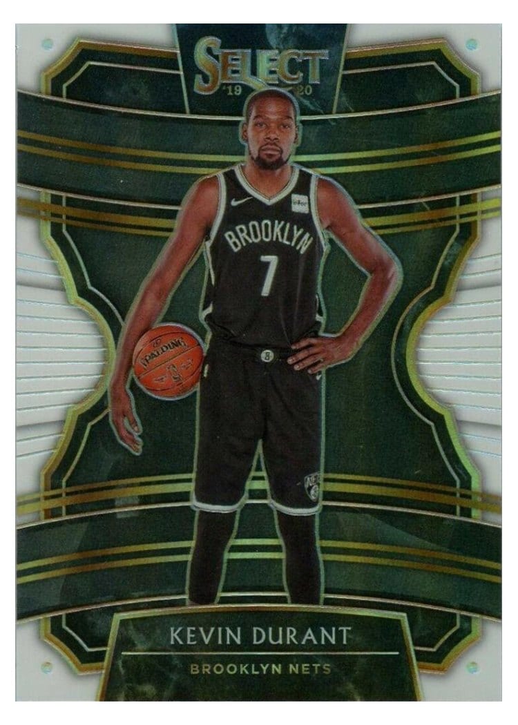 2019-20 Panini Select Base Set Kevin Durant #65 card