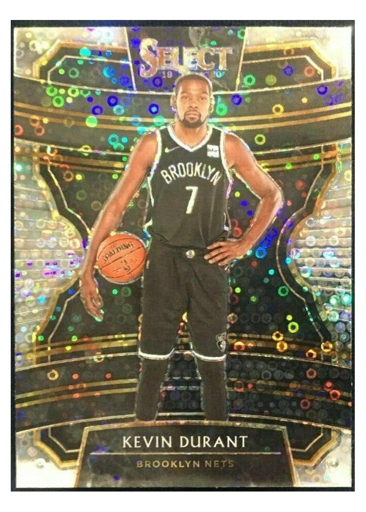 2019-20 Panini Select Base Set Kevin Durant #65 card