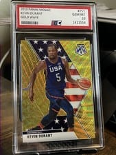 2019 Panini Mosaic Kevin Durant #251 card