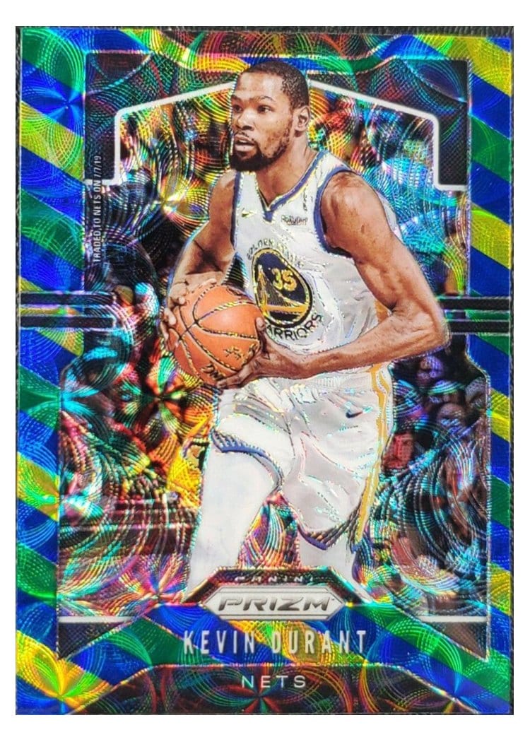 2019 Panini Prizm Kevin Durant #210 card