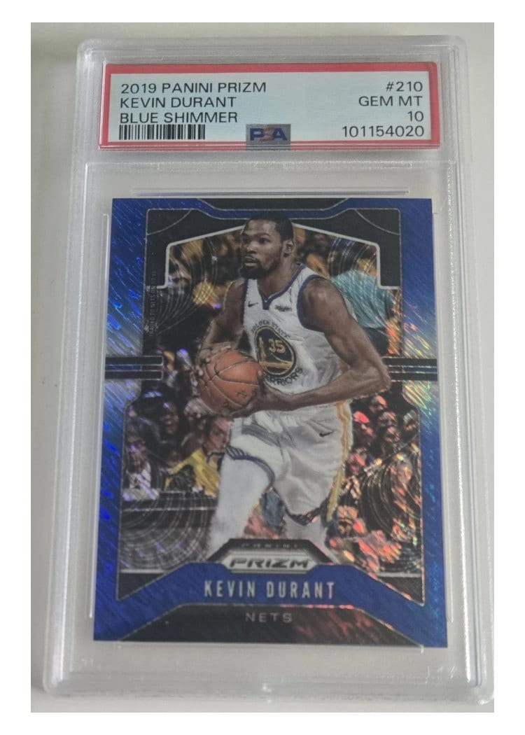 2019 Panini Prizm Kevin Durant #210 card