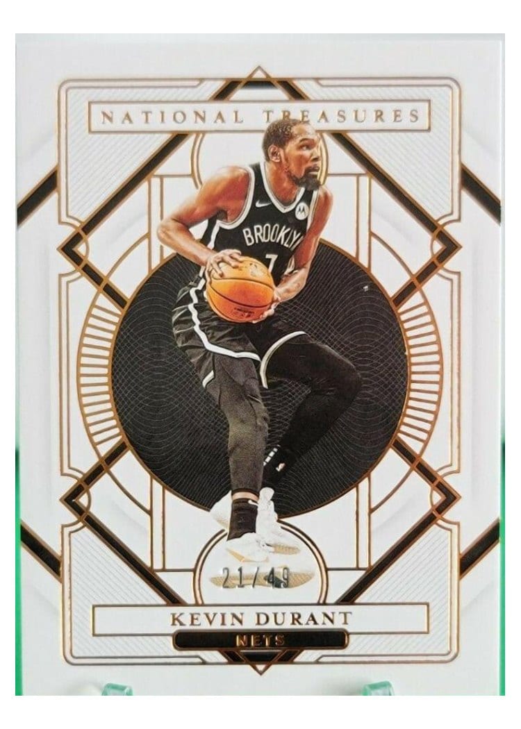 2020-21 Panini National Treasures Base Set Kevin Durant #53 card