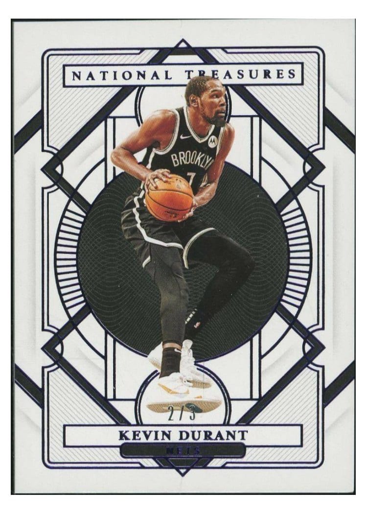 2020-21 Panini National Treasures Base Set Kevin Durant #53 card