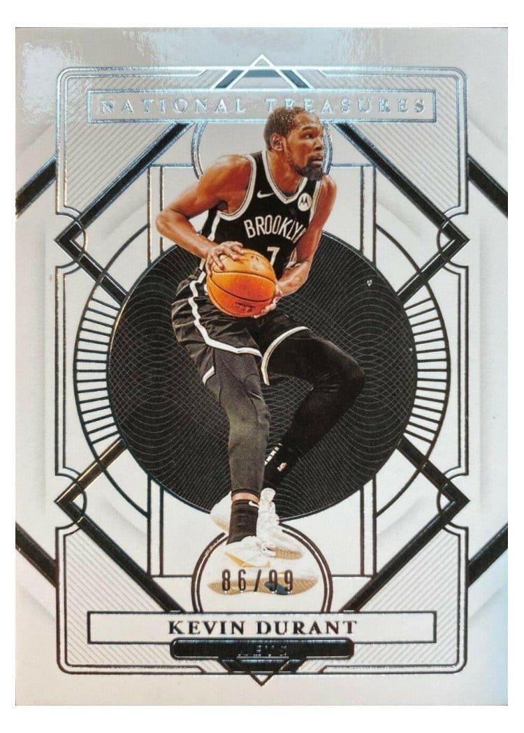 2020-21 Panini National Treasures Base Set Kevin Durant #53 card