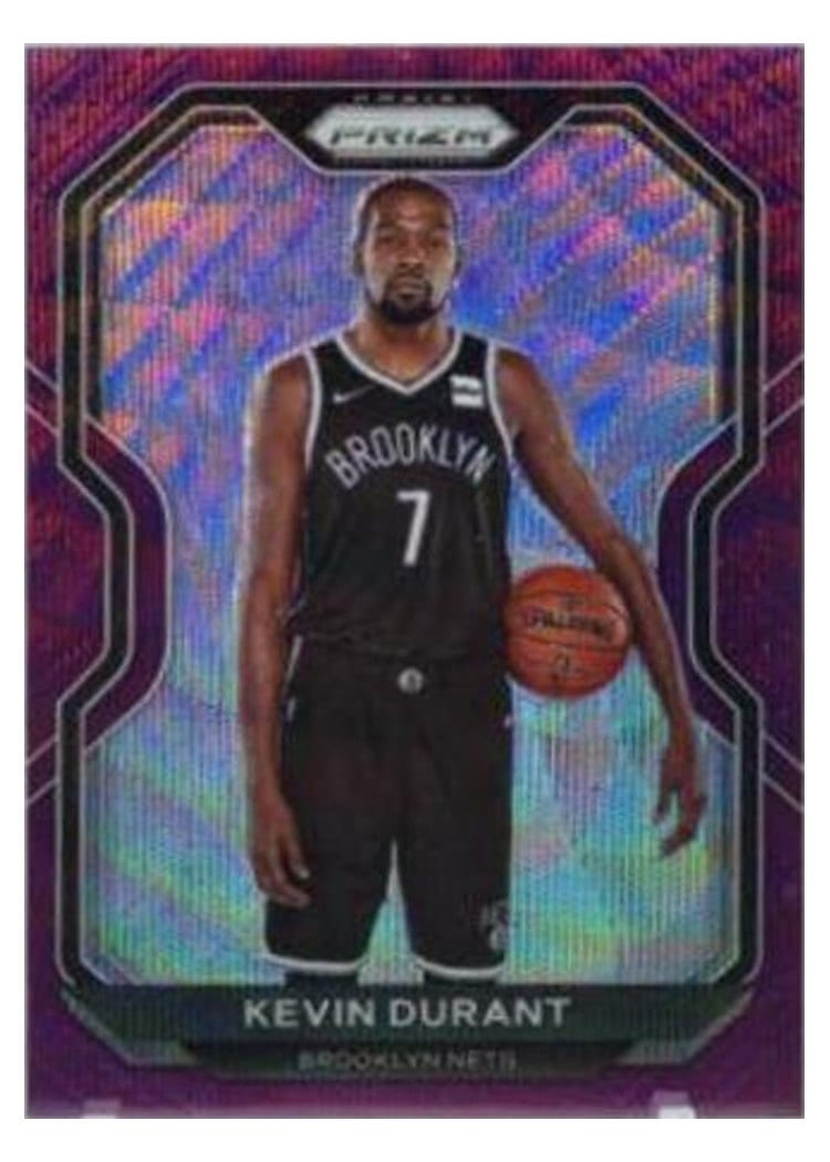 2020-21 Panini Prizm Base Set Kevin Durant #81 card
