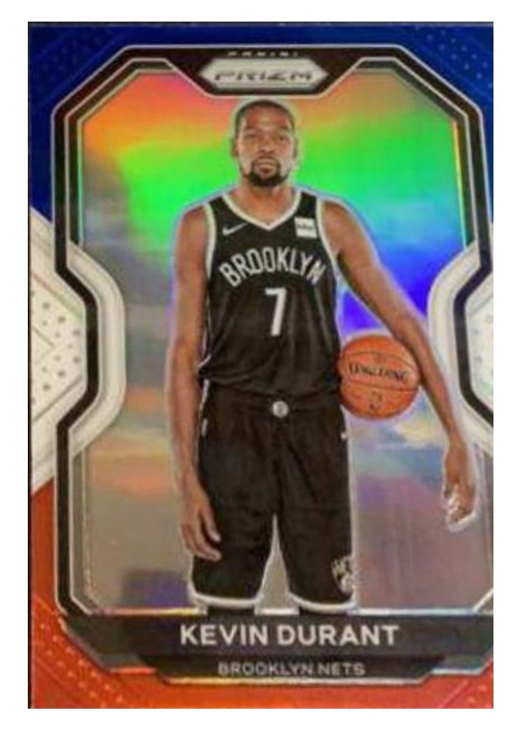 2020-21 Panini Prizm Base Set Kevin Durant #81 card