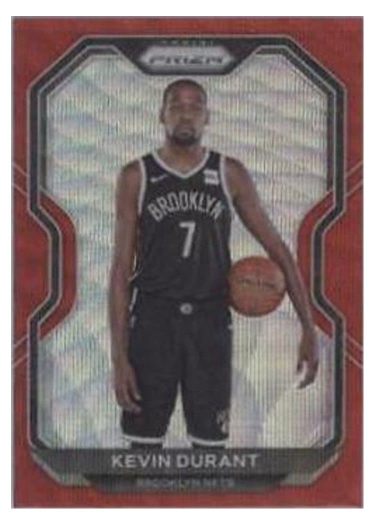 2020-21 Panini Prizm Base Set Kevin Durant #81 card