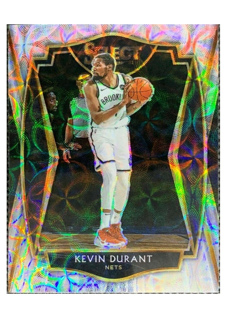 2020-21 Panini Select Base Set Kevin Durant Scope Prizm #101 card