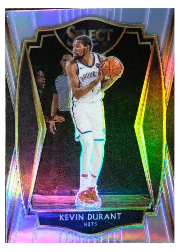 2020-21 Panini Select Base Set Kevin Durant #101 card
