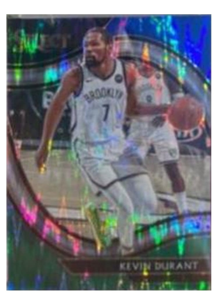 2020-21 Panini Select Base Set Kevin Durant #259 card