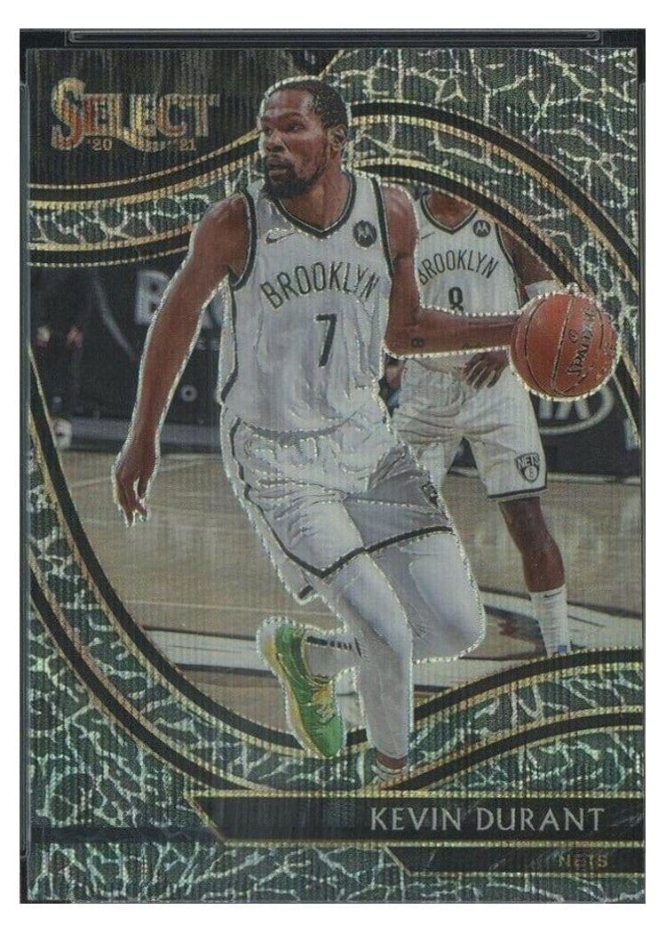 2020-21 Panini Select Base Set Kevin Durant #259 card