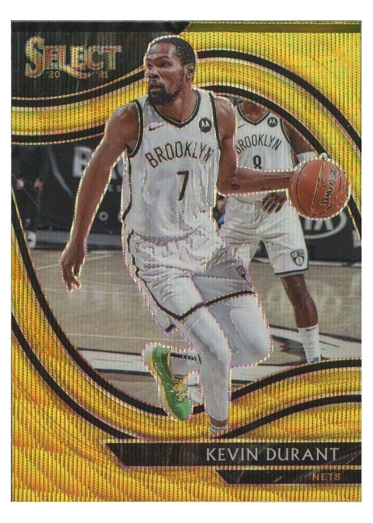 2020-21 Panini Select Base Set Kevin Durant #259 card