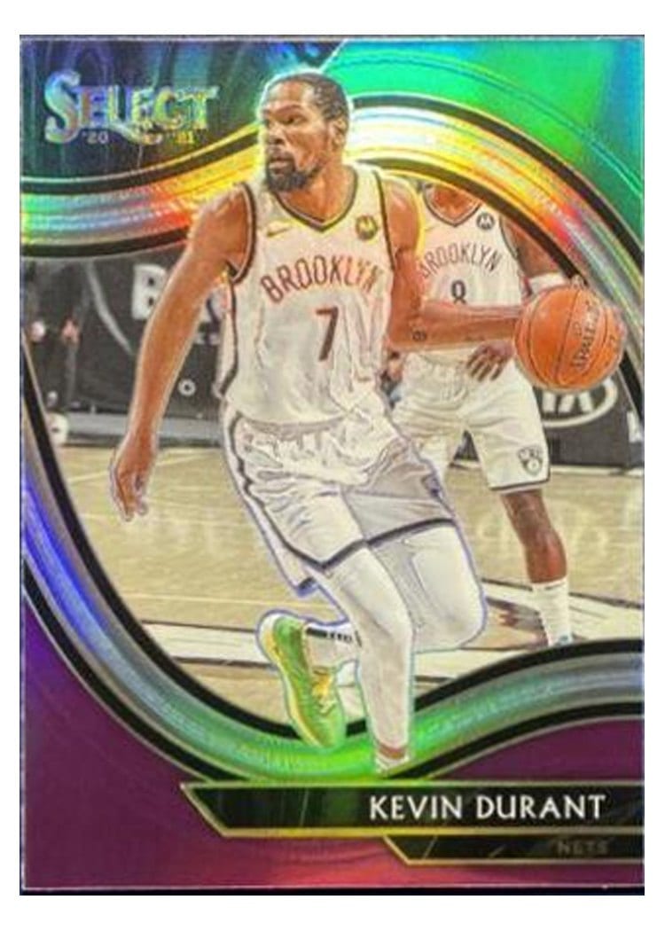 2020-21 Panini Select Base Set Kevin Durant #259 card