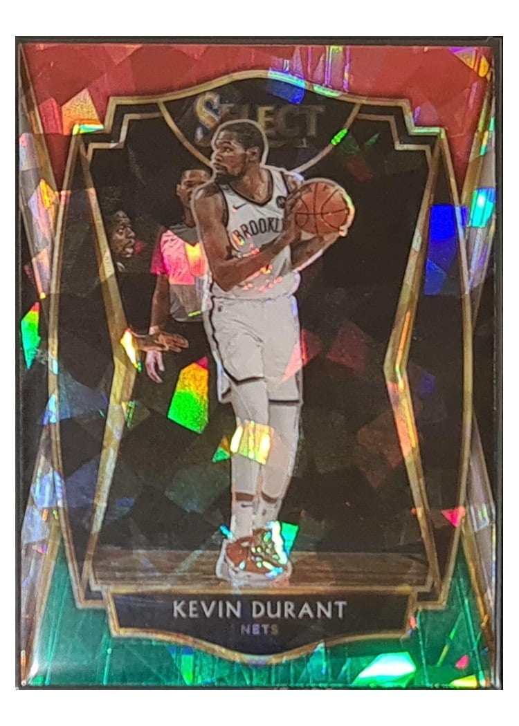 2020-21 Panini Select Base Set Kevin Durant Red White Green Ice #259 card