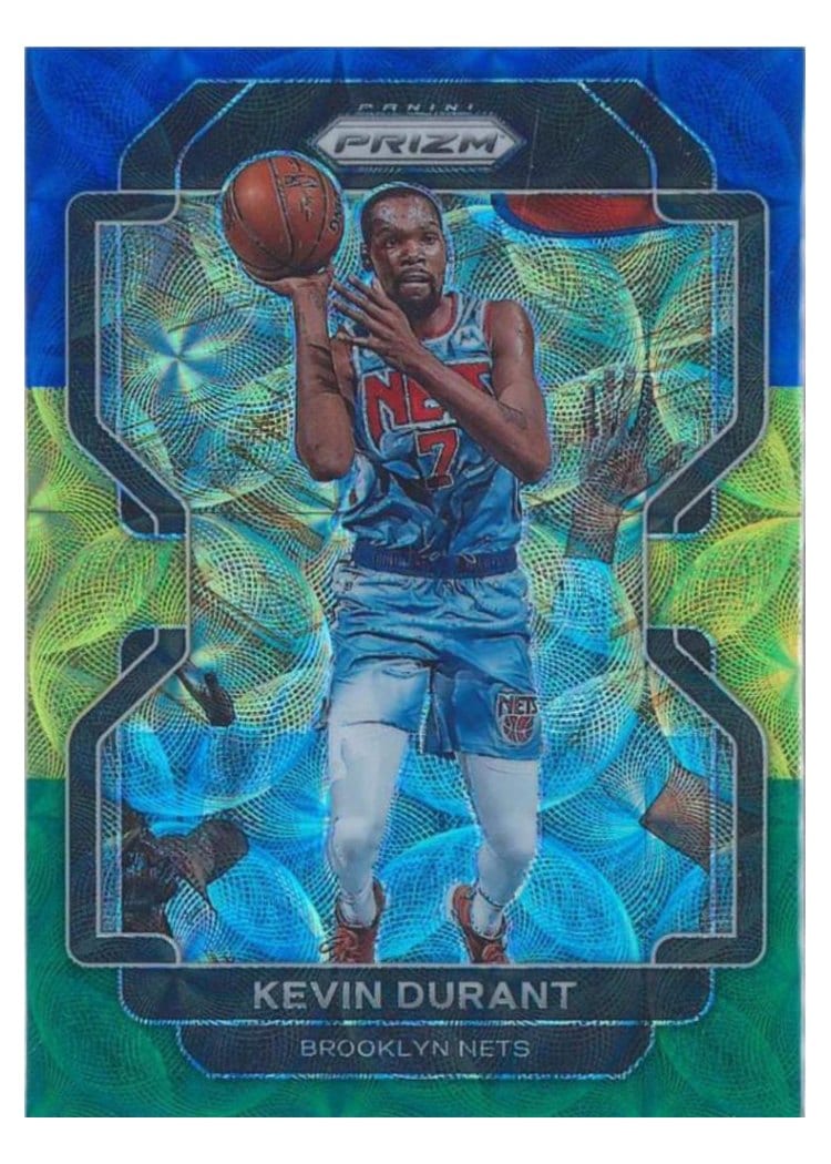 2021-22 Panini Prizm Base Set Kevin Durant #120 card