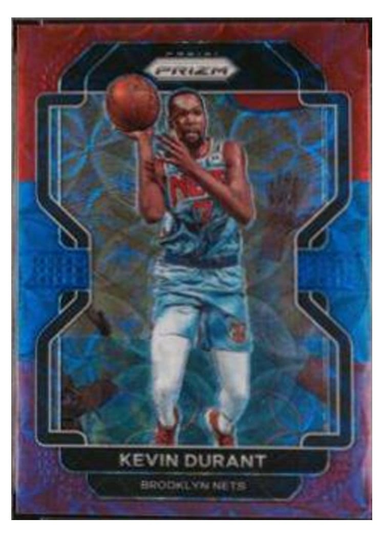 2021-22 Panini Prizm Base Set Kevin Durant #120 card