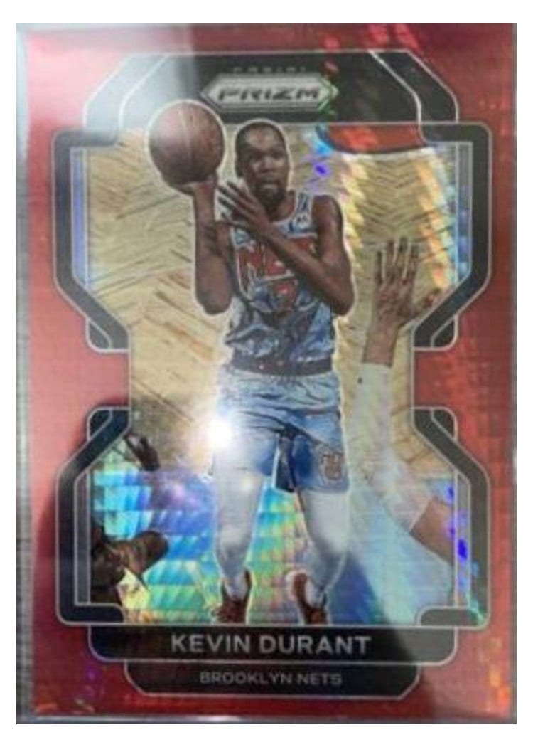 2021-22 Panini Prizm Base Set Kevin Durant #120 card