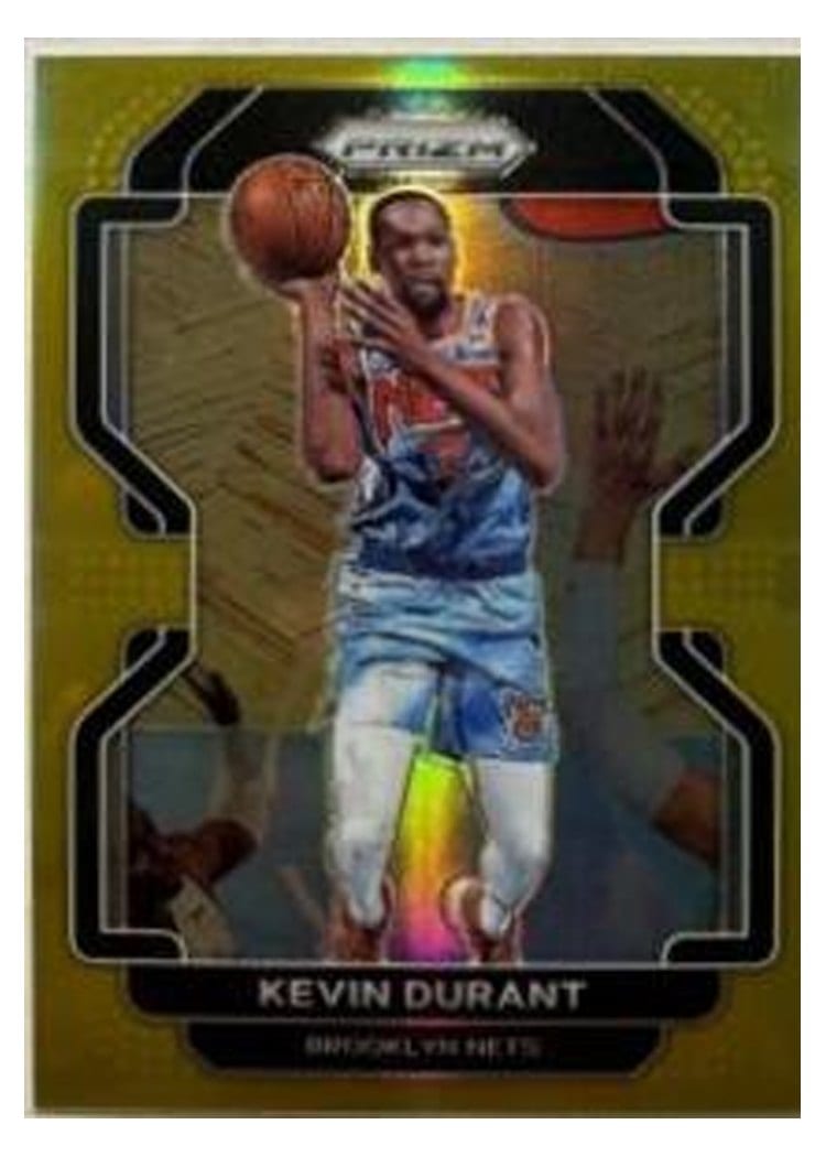 2021-22 Panini Prizm Base Set Kevin Durant #120 card