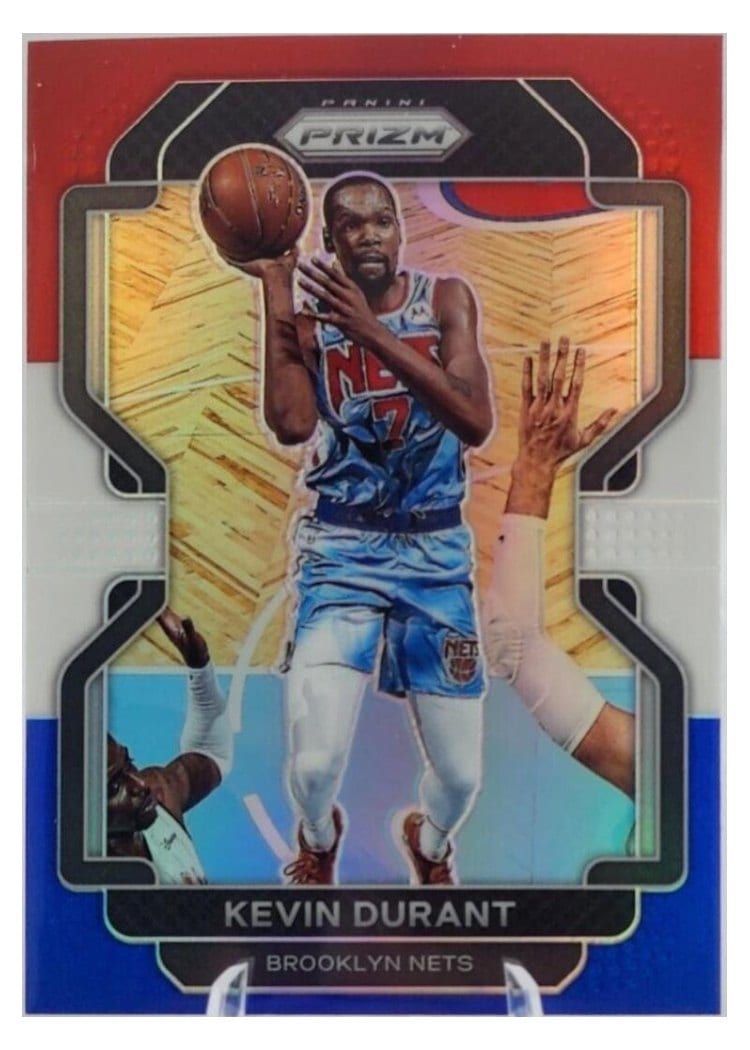 2021-22 Panini Prizm Base Set Kevin Durant #120 card