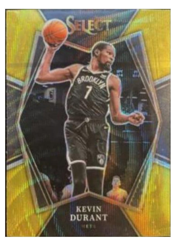 2021-22 Panini Select Base Set Kevin Durant #135 card