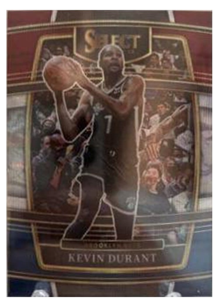 2021-22 Panini Select Base Set Kevin Durant #135 card