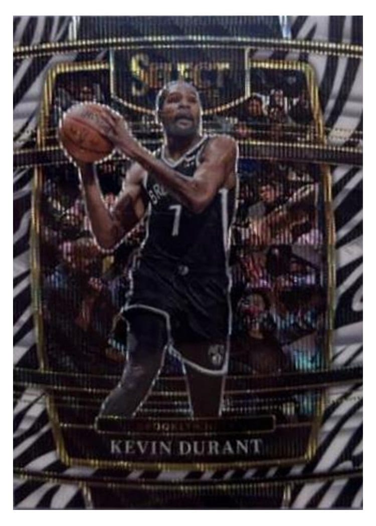 2021-22 Panini Select Base Set Kevin Durant #50 card
