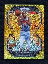 2021 Panini Prizm Kevin Durant Gold Shimmer #120 card