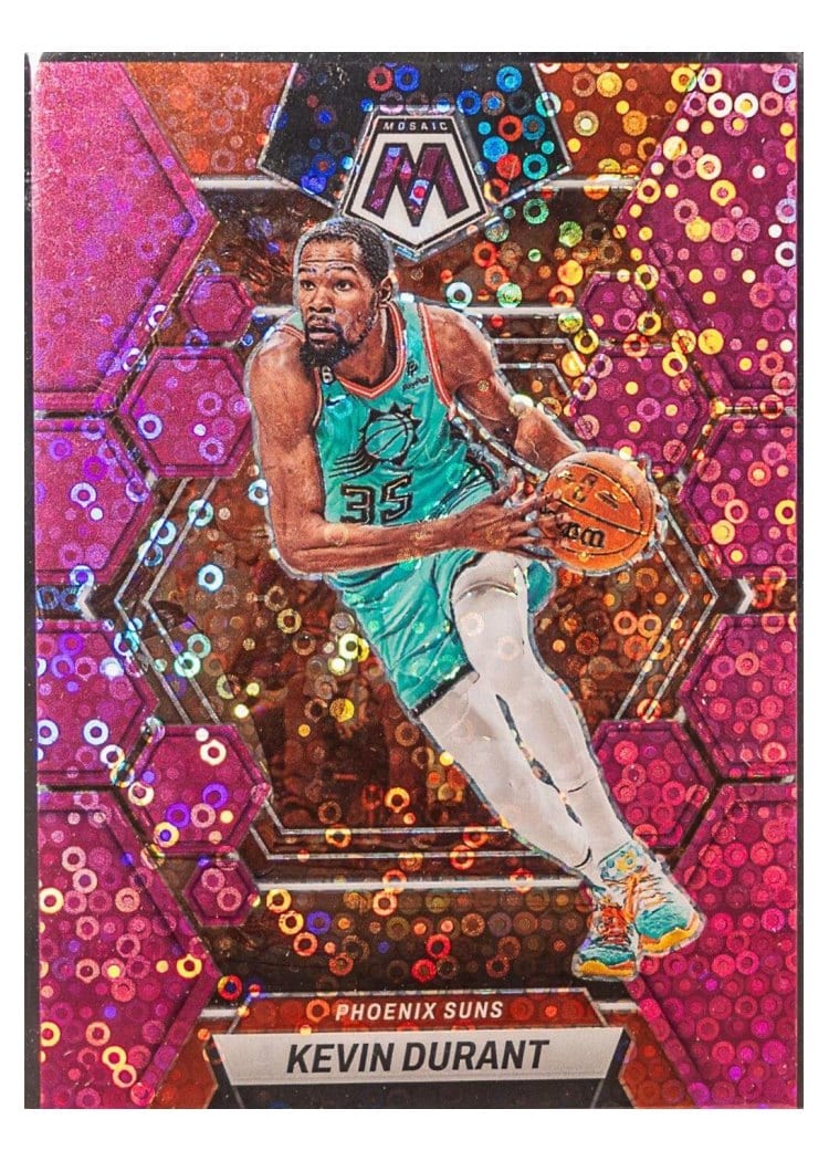 2022-23 Panini Mosaic Base Set Kevin Durant Fast Break Pink #126 card