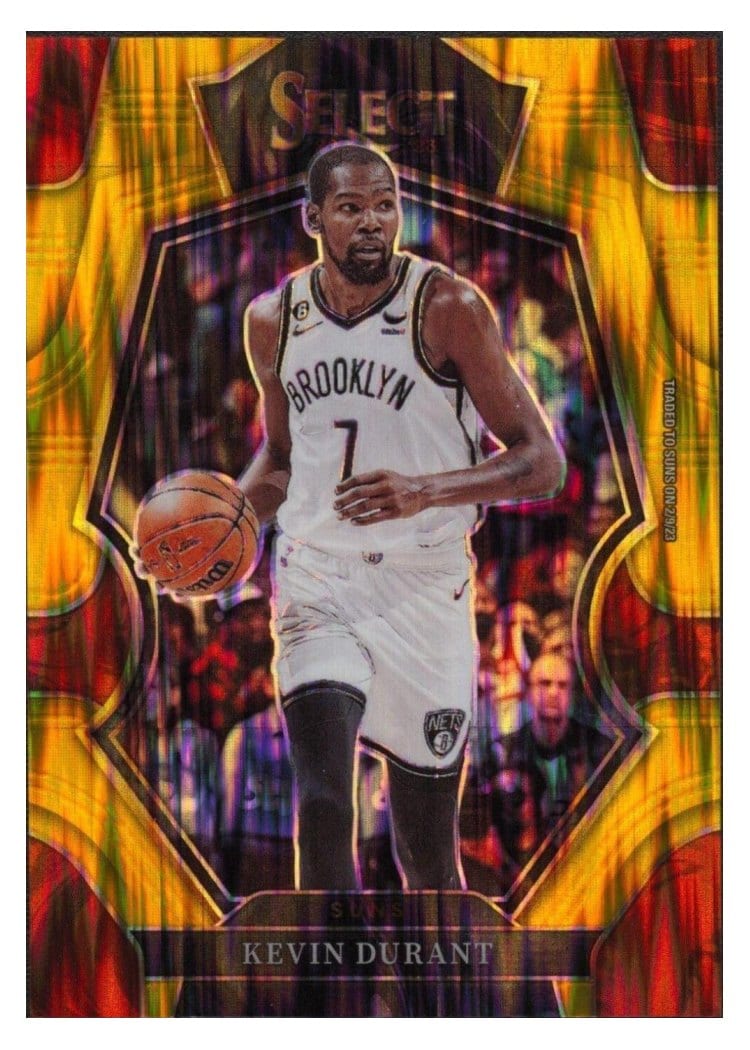 2022-23 Panini Select Base Set Kevin Durant #137 card
