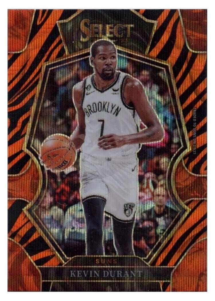 2022-23 Panini Select Base Set Kevin Durant #137 card