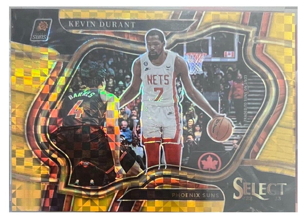2022-23 Panini Select Base Set Kevin Durant #237 card