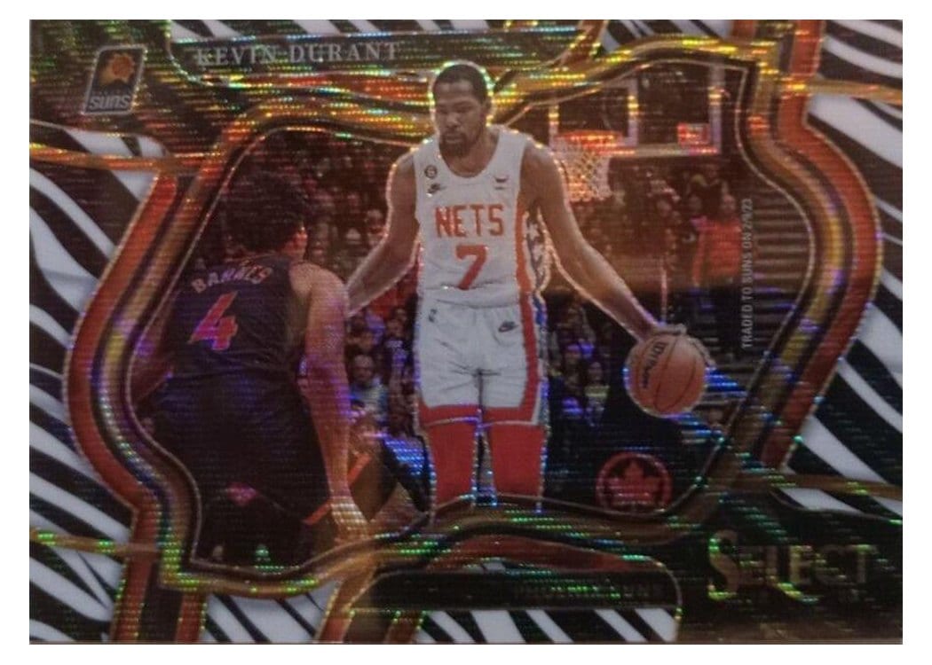 2022-23 Panini Select Base Set Kevin Durant #237 card