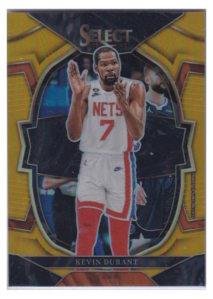 2022-23 Panini Select Base Set Kevin Durant #37 card