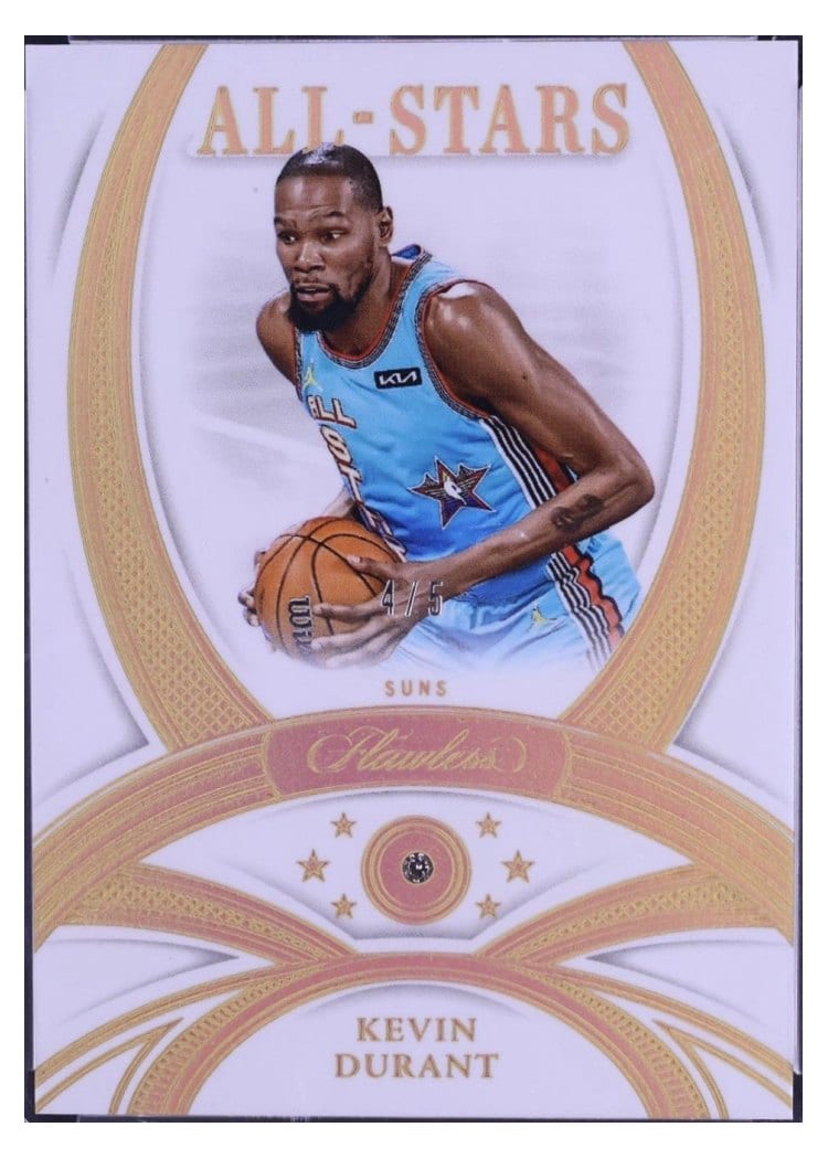 2024-25 Panini Flawless Base Gems Kevin Durant #131 card