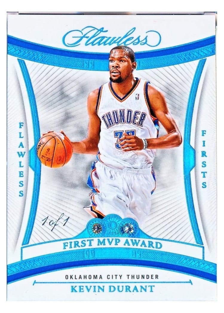 2024-25 Panini Flawless Base Gems Kevin Durant #151 card
