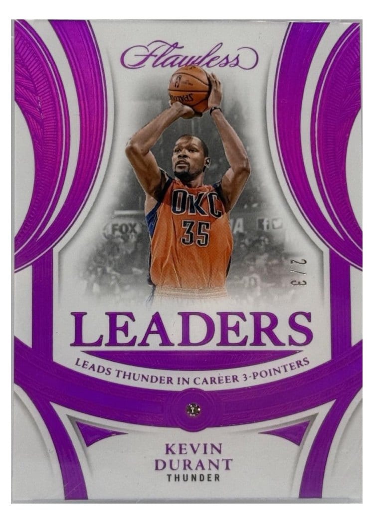 2024-25 Panini Flawless Base Gems Kevin Durant #161 card