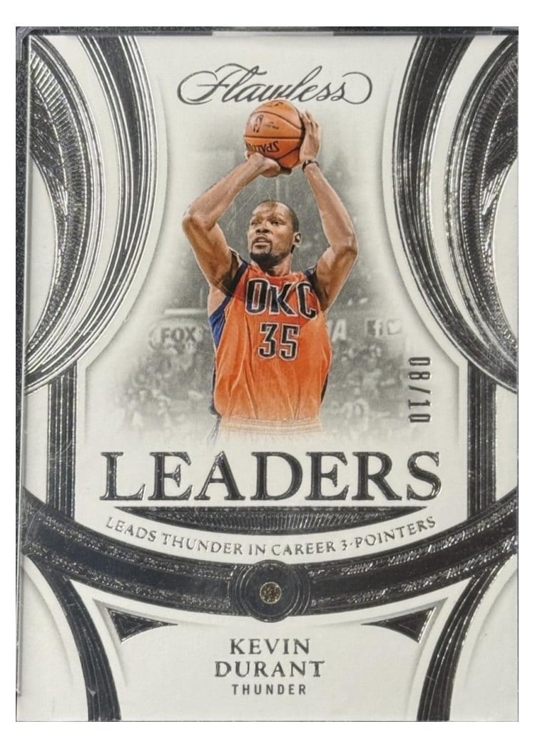 2024-25 Panini Flawless Base Gems Kevin Durant #161 card