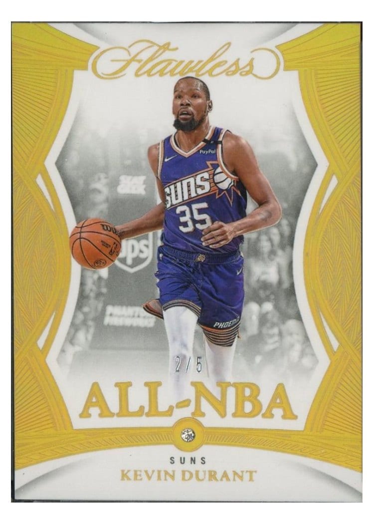 2024-25 Panini Flawless Base Gems Kevin Durant #188 card