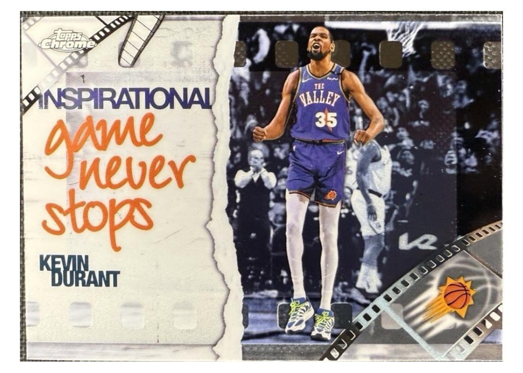 2025-26 Topps Chrome Inspirational Kevin Durant #IP-4 card
